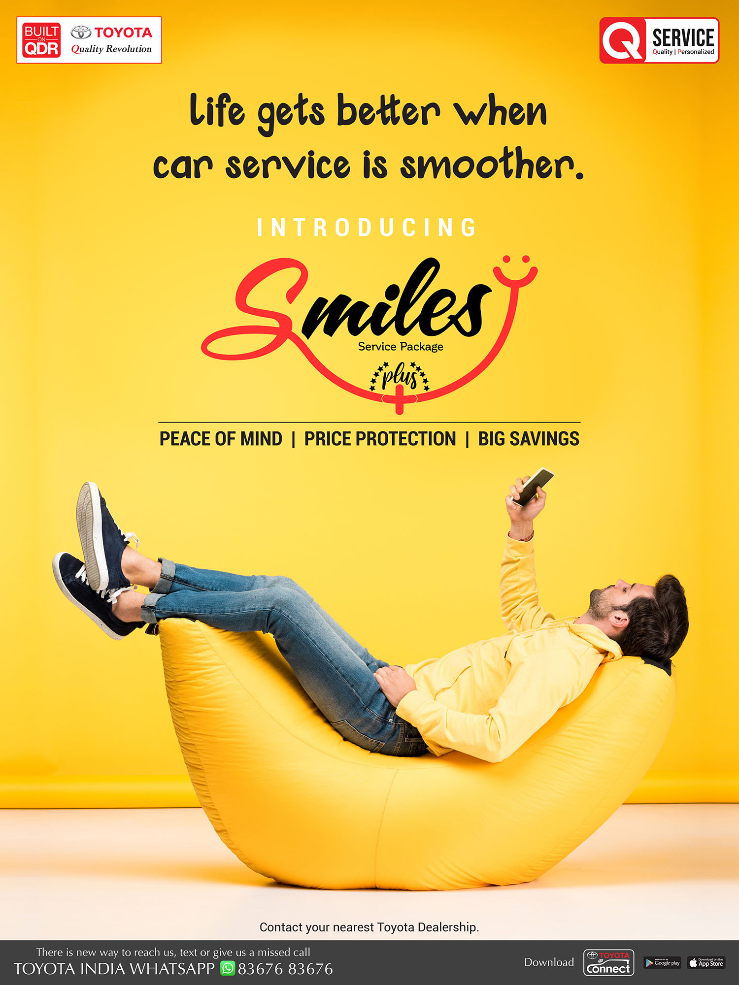 Toyota Kirloskar Motor launches all-new pre-paid service package- Smiles Plus