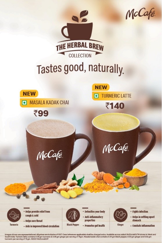 McDonald’s India adds two immunity boosting beverages on the McCafé menu