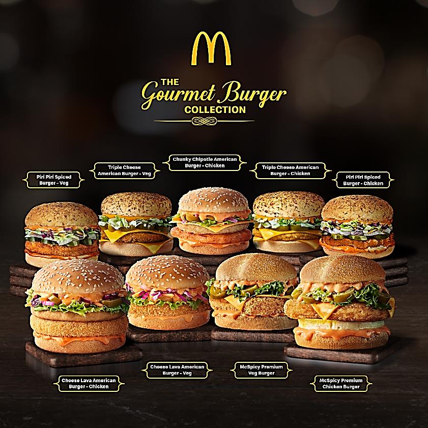 Westlife Development Ltd led McDonald’s Introduces a New line of Chef’s special Gourmet Burger Collection to mark its 25th  year in India