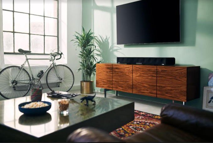 Bring an incredibly immersive 3D sound experience at home with the AMBEO Soundbar 