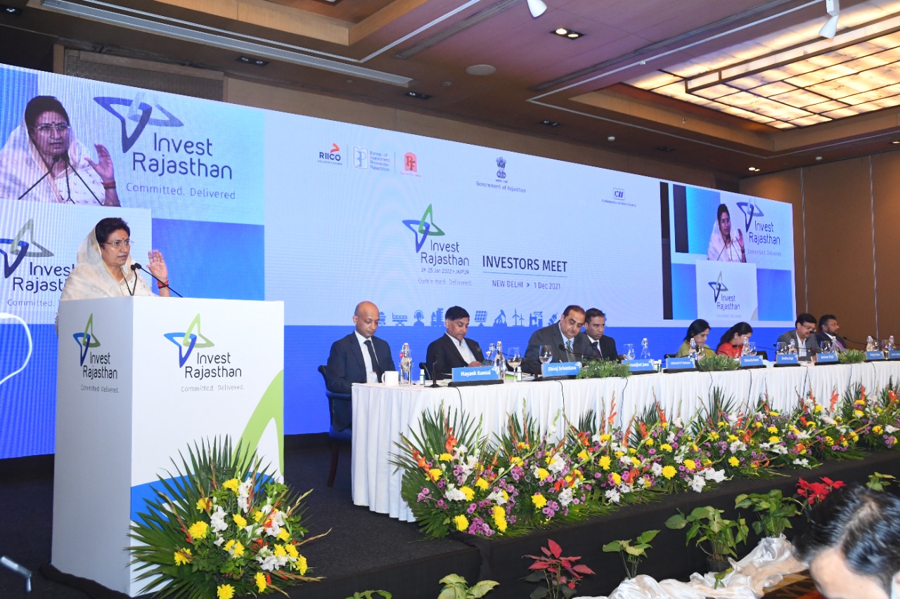 Rajasthan Bags Investment Commitments worth over Rs. 78,700 Crores from Delhi ‘Investors Connect Roadshow’