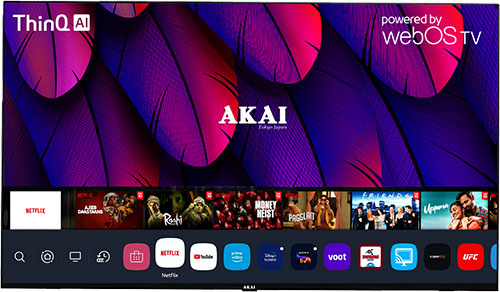 AKAI India Launches WebOS 4K Smart TV Series with 32, 43, 50, & 55 inch variants