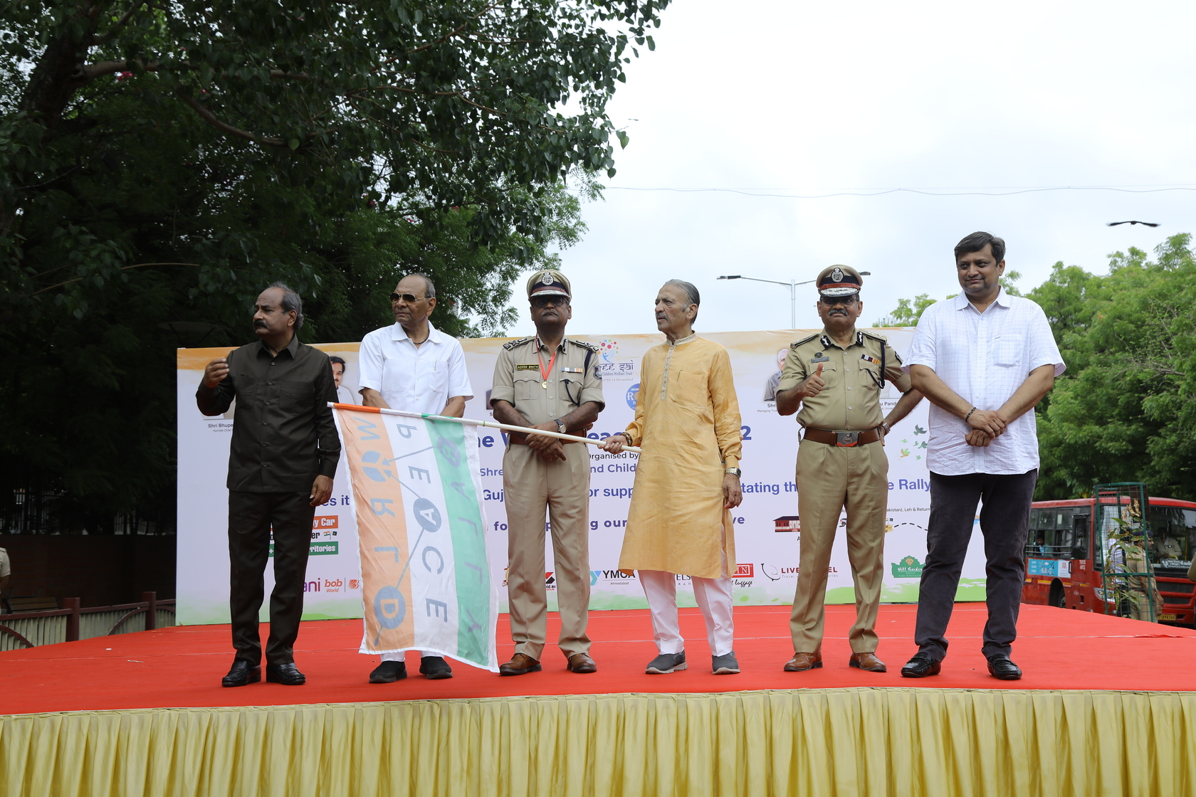 Second Edition of World Peace Rally 2022 flagged off from Sabarmati Ashram