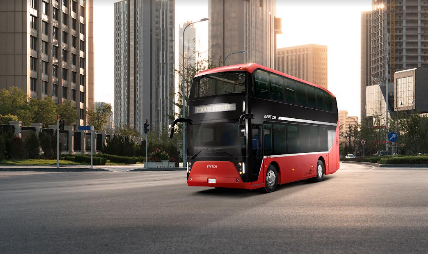 Switch Mobility Ltd. unveils India’s first and unique electric double-decker bus – Switch EiV 22