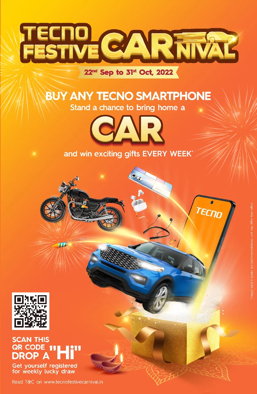 TECNO Mobile celebrates festivities with its 40-day Festive CARnival