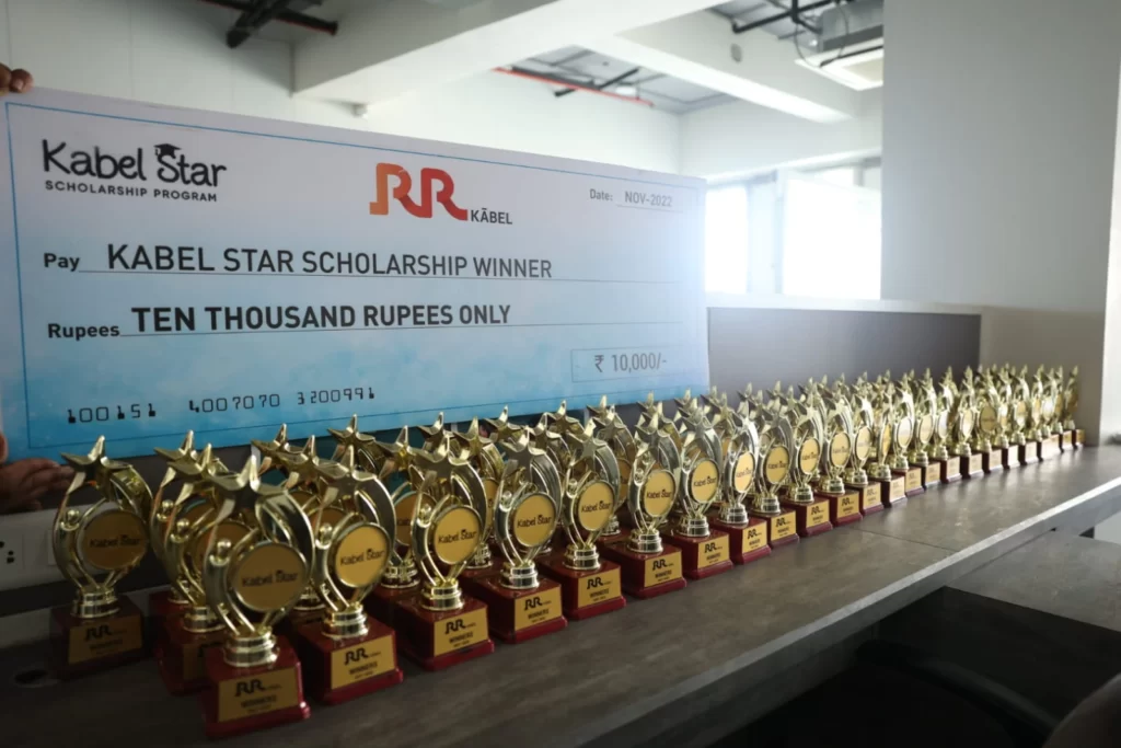 RR Kabel announces the winners of Kabel Stars ₹1 crore scholarship program