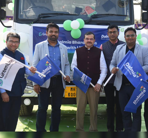 GreenLine Logistics Deploys LNG Trucks At Dalmia Cement