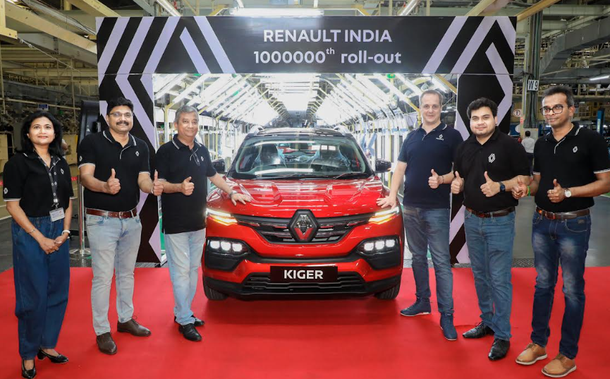 Renault India achieves 10,00,000 production milestone