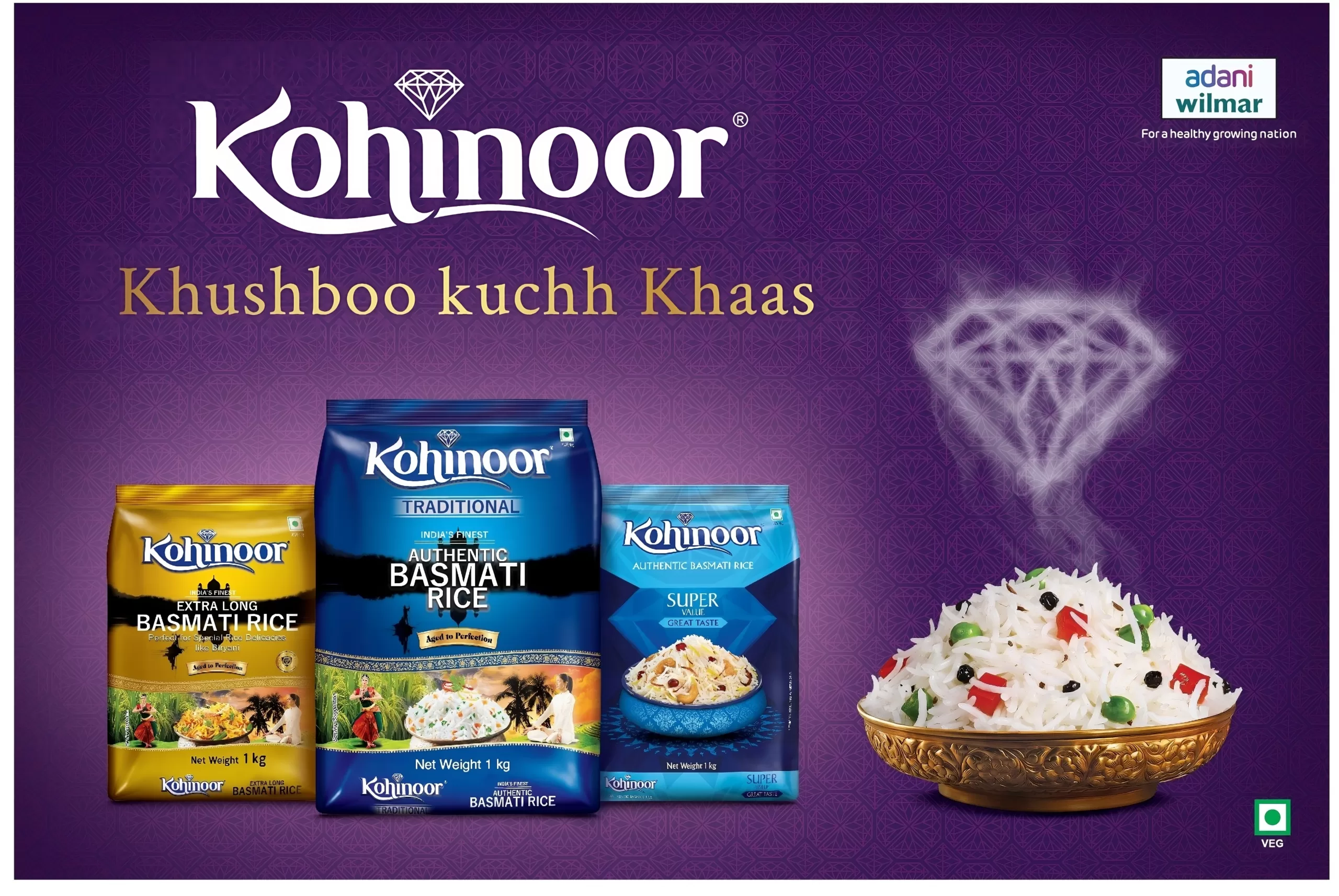 Adani Wilmar’s Iconic Kohinoor Brand Showcases Power of Aroma in Visual Masterpiece with ‘Khushboo Kuchh Khaas’ campaign
