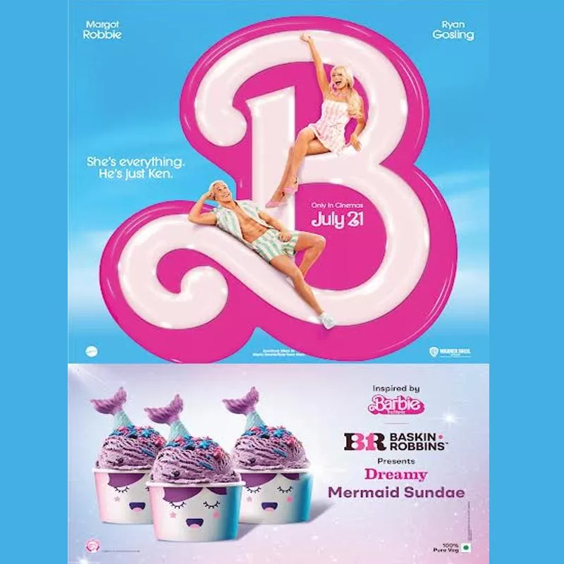 Baskin Robbins Dreamy Mermaid Sundae Inspired by Barbie The Movie