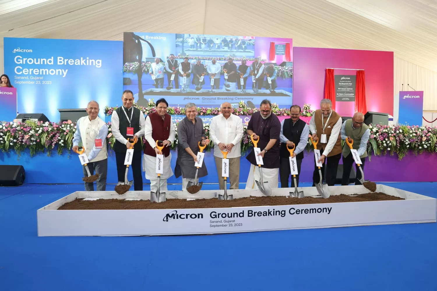 Micron begins construction of $2.75 Billion semiconductor packaging plant in Sanand