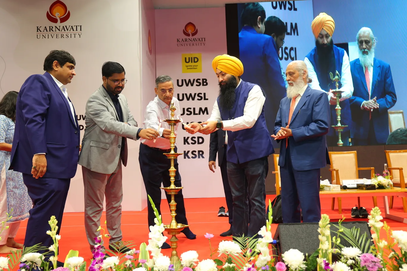 Education Sector Stalwarts debate on National Education Policy at ChhatrNiti Aayog at Karnavati University