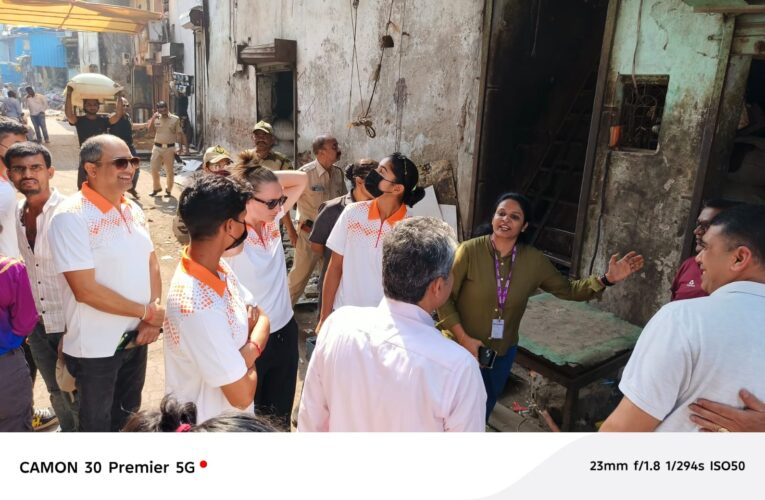 ગુજરાત જાયન્ટ્સના સ્ટાર્સે ધારાવીના યુવા ક્રિકેટરો અને ઉદ્યોગસાહસિકો પાસેથી પ્રેરણા લીધી