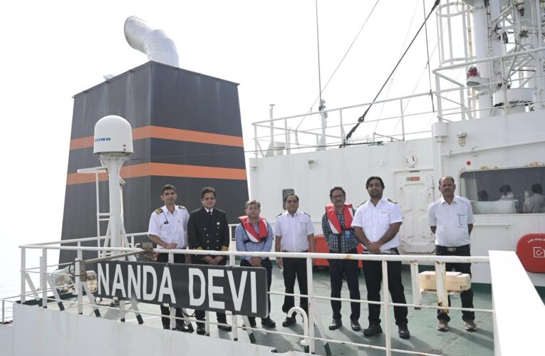Arrival of MT Nanda Devi with 46,500 Metric Tonnes of LPG at Vadinar Port; STS Transfer Commences